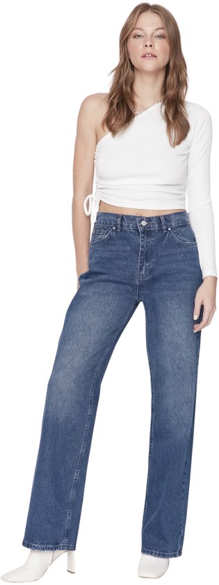 Trendyol Jeans large taille basse pour femme