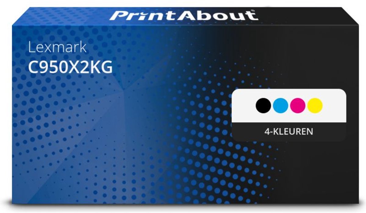 PrintAbout - Alternatief voor de Lexmark C950X2KG / 4-kleuren