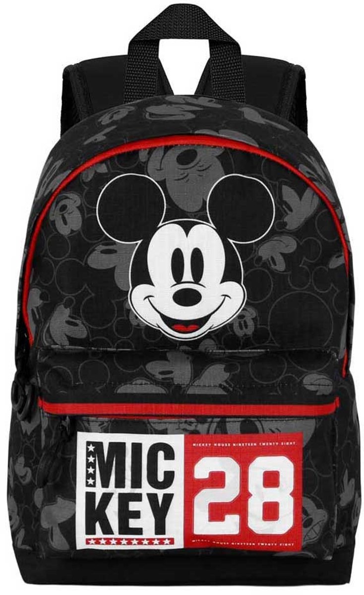 Karactermania Mickey Mouse Kleine Hs Fan Year-rugzak 25x15x35 Cm Zwart Kinderen