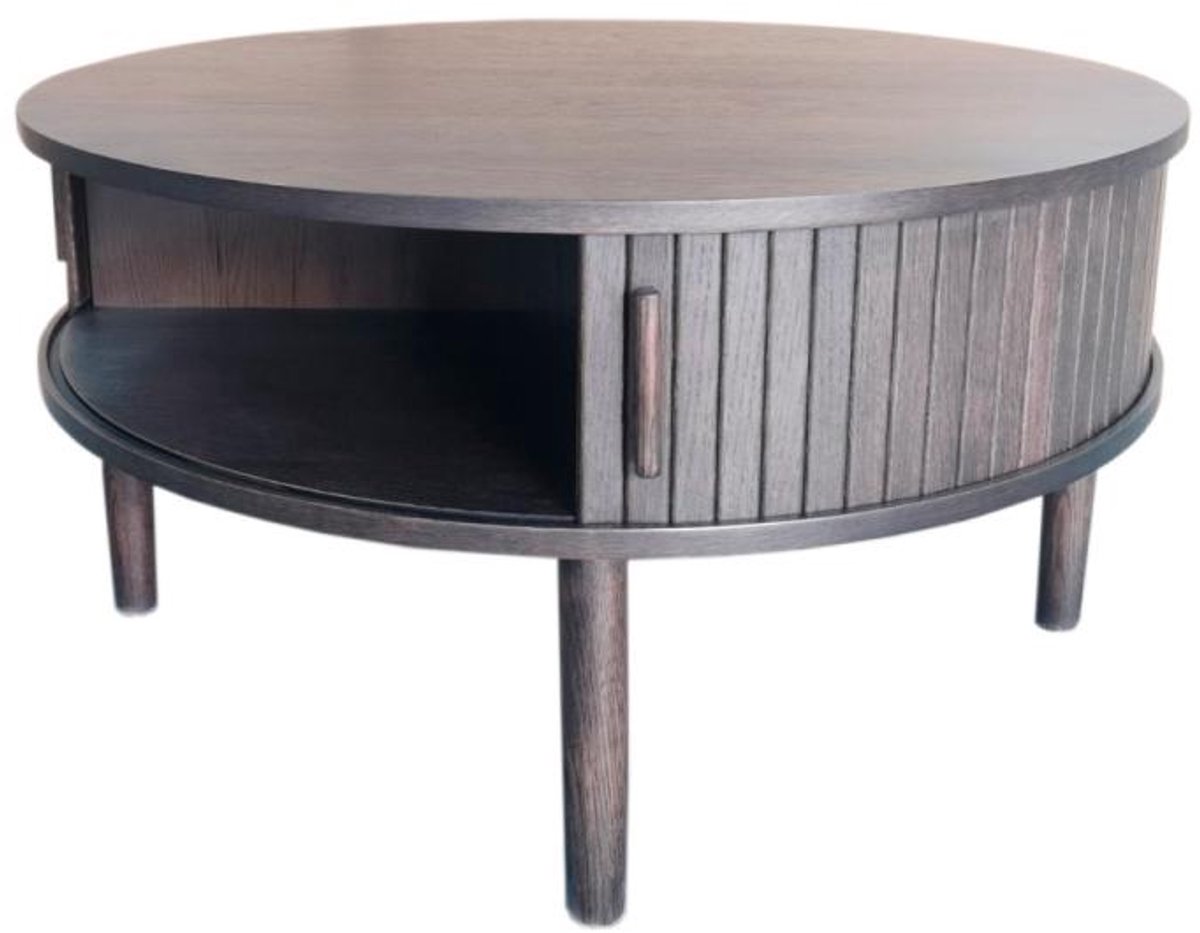 Nordic Home - Tamika salontafel Ø85 cm - donkerbruin