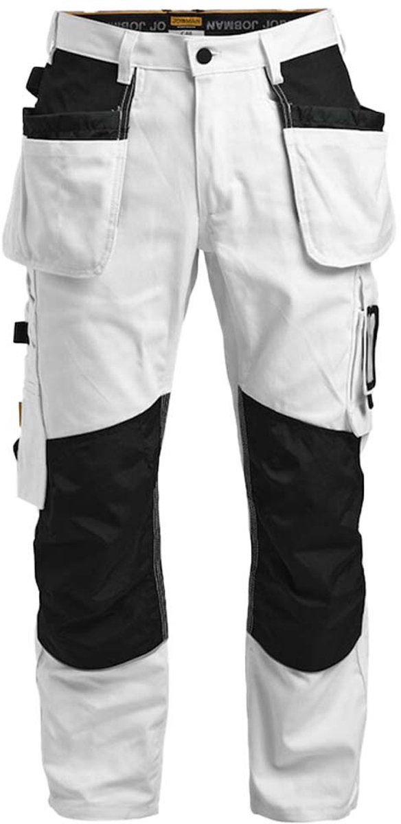 Jobman 2129 Painters' Trousers HP 65212911 - Wit/zwart - C52