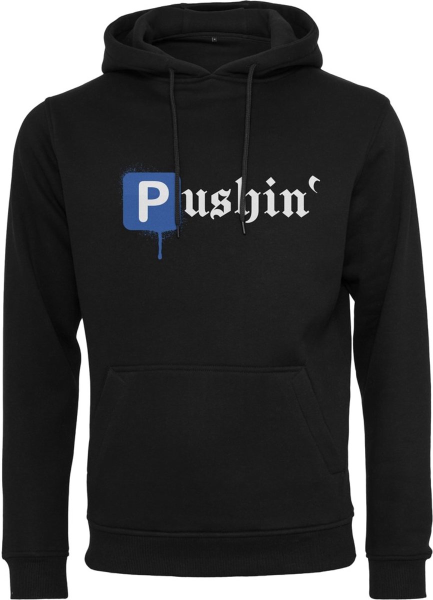 Mister Tee Pushin P Hoodie/trui XXL Zwart