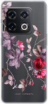 Case Company® - Hoesje geschikt voor OnePlus 10 Pro hoesje - Mooie bloemen - Soft Cover Telefoonhoesje - Bescherming aan alle Kanten en Schermrand