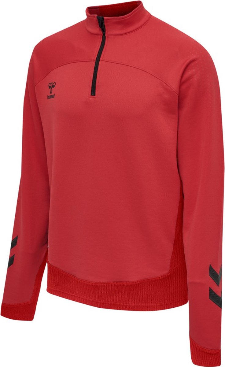 Hummel Kinder Half-Zip Sweatshirt Hmllead Half Zip Kids True Red-116