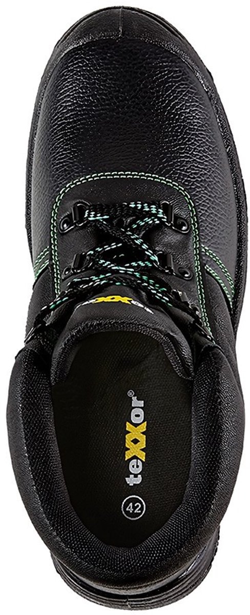 teXXor S3-Sicherheitsschnürstiefel Paris Schwarz/Grün-35