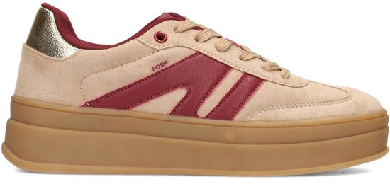 POSH by Poelman NOË Dames Sneakers - Beige