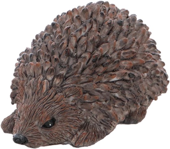 Coffre-fort à clés en forme de hérisson Esschert Design - marron - rangement de clés - cache-clés