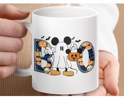 Mok Halloween Ghost Mug, Boo Pumpkin Fall, Spooky Season Drinkware, Disney Inspired Gift, Autumn Coffee Cup, Spooky Cute, Halloween