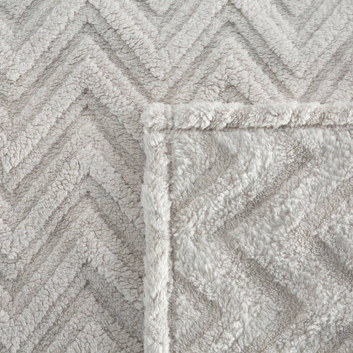 Zacht Pluche Deken 200x220 cm Zilver - Comfort & Stijl