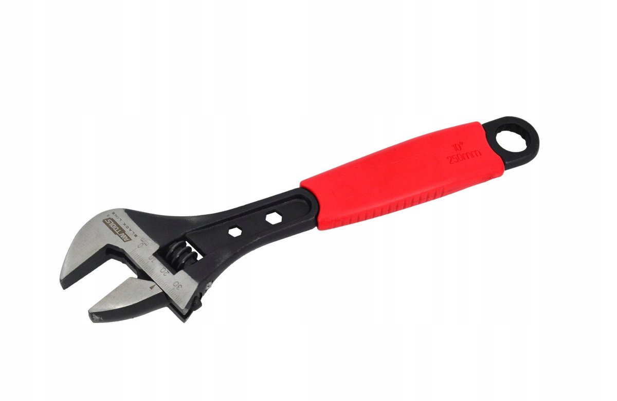 Verstelbare moersleutel AWTOOLS 200 mm met antisliphandgreep