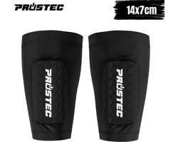 Prostec Ingebouwde Scheenbeschermer Sleeves - Voetbal Scheenbeschermer Sokjes - Maat L - Zwart