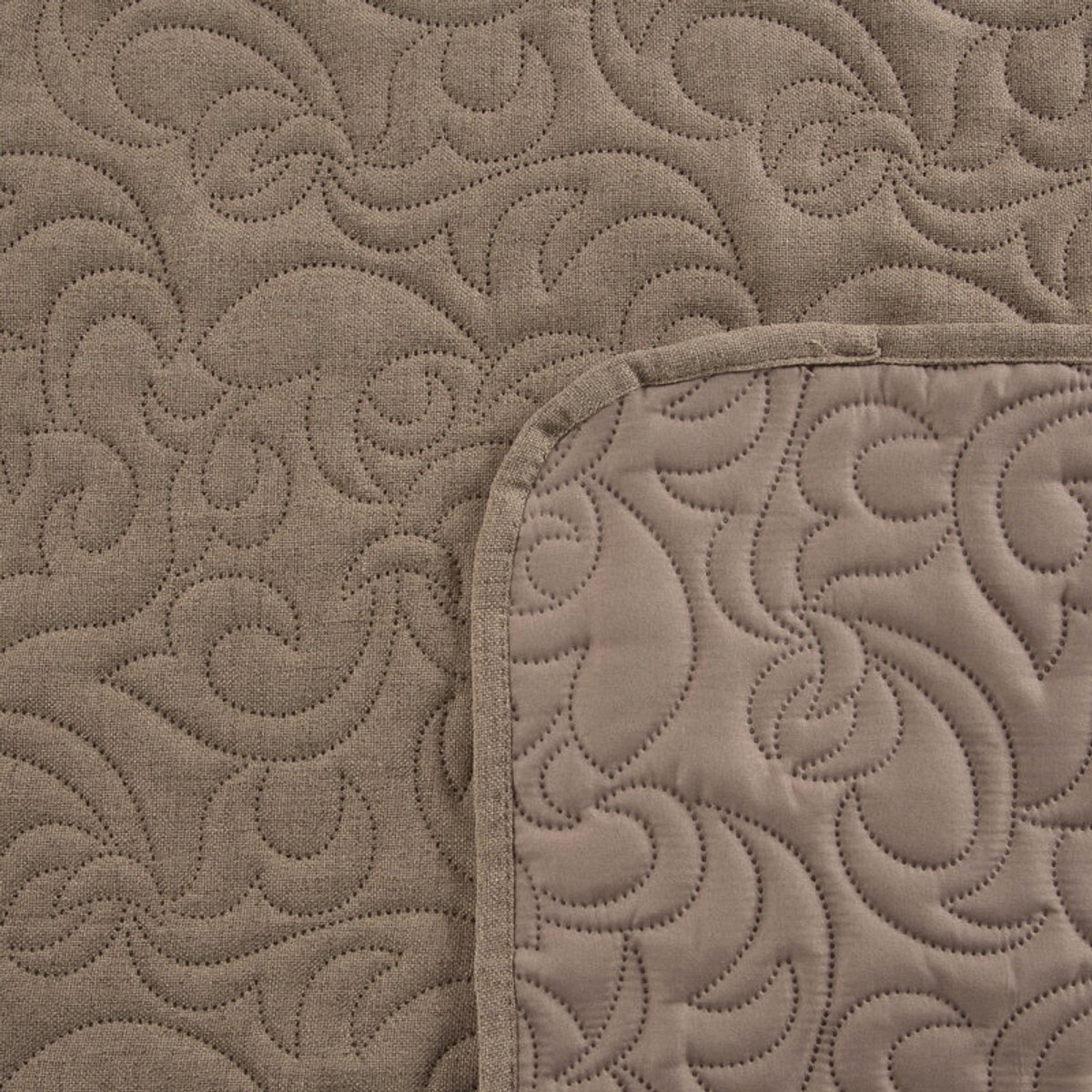 Linnen Sprei 200x220 cm Bruin - Stijlvol en Praktisch