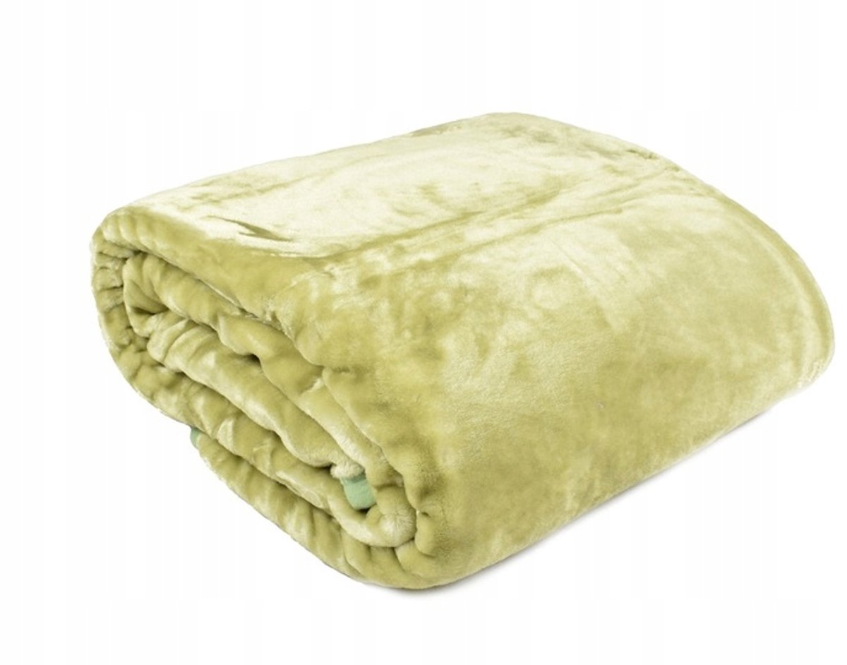 Elway Plaid Deken Olijfgroen 160x210 cm - Zacht & Warm