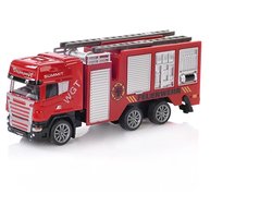 Stadsvoertuig met Pull-Back Motor - Metalen en Plastic Speelgoed Vrachtwagen