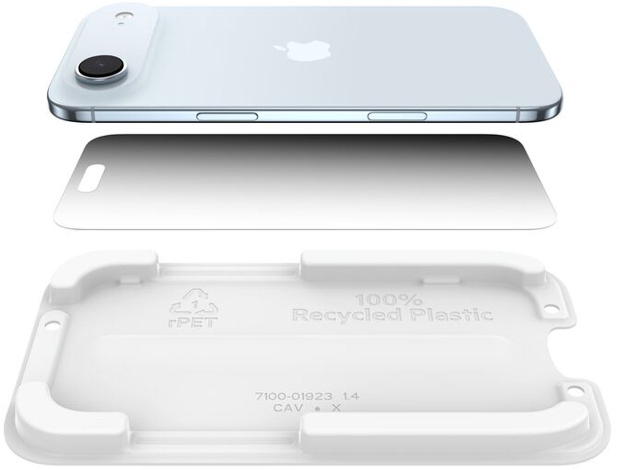 Belkin InvisiGlass Privacy iPhone Air glazen screenprotector
