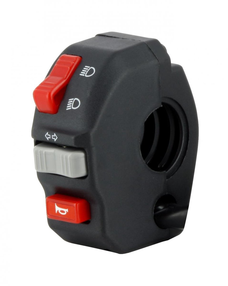 Commodo gauche universel Sifam pour moto scooter avec guidon Ø22mm Neuf