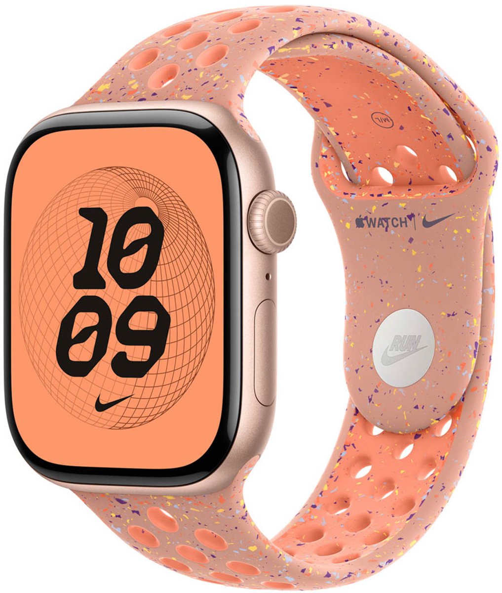 Apple Nike Sport Band voor de Apple Watch | 44/45/46/49 mm - Maat S/M - Alpenglow Pink
