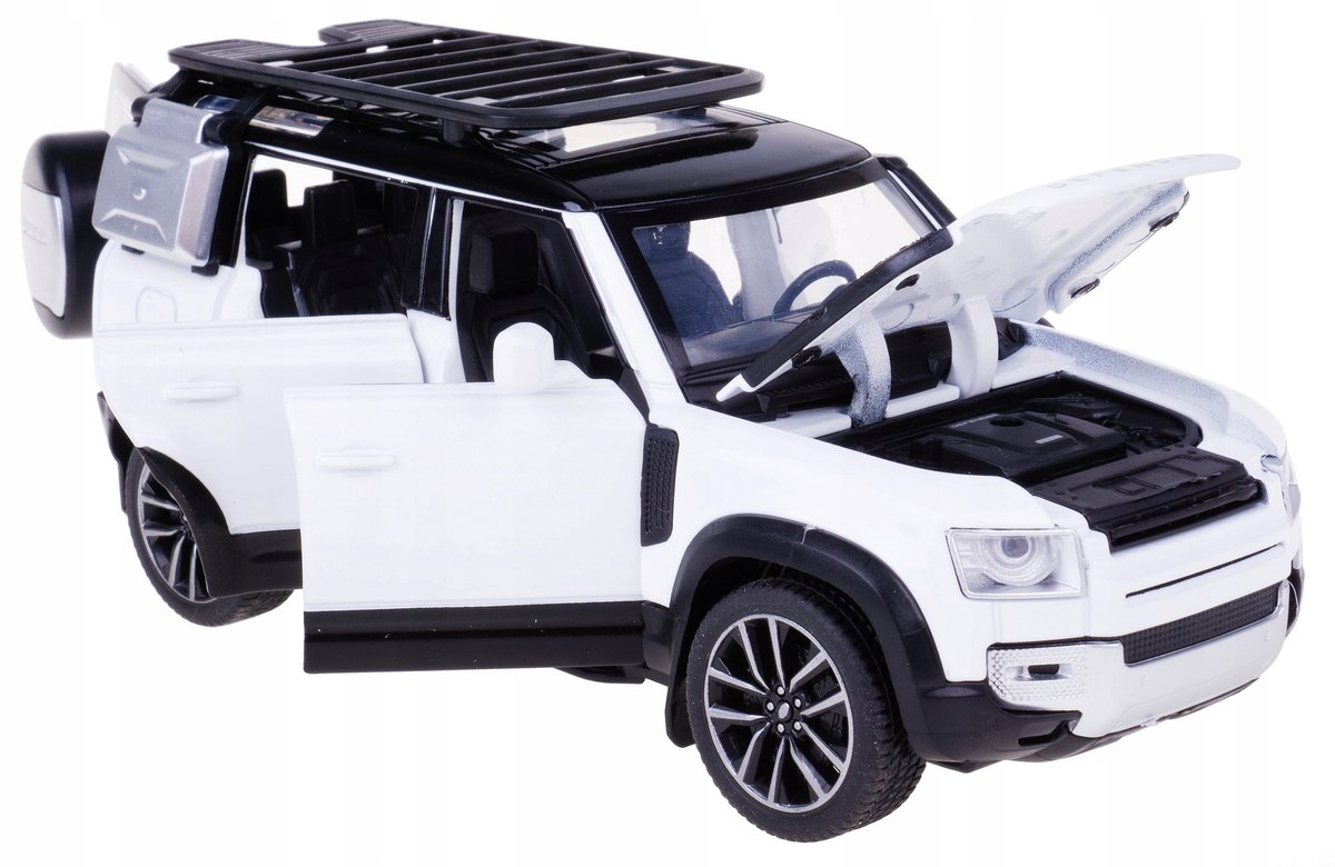 Land Rover Defender 110 Modelauto 1:32 Metaal met Licht & Geluid