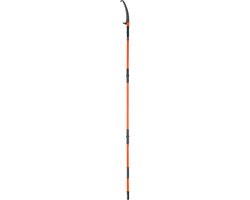 VEVOR telescopische snoeizaag, koolstofstalen blad, snoeizaag met 8 telescopische stokken, in hoogte verstelbaar, 2,24 m-8,24 m, handzaag, stokzaag, draagtas, handstokzaag, tuingereedschap voor snoeiwerkzaamheden van VEVOR — afbeelding 2