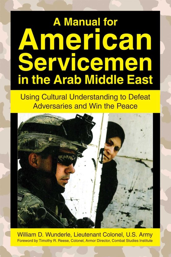 A Manual for American Servicemen in the Arab Middle East - cover