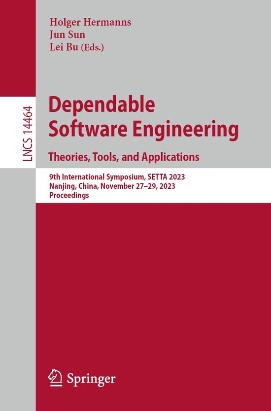 Springer Nature Proceedings Computer Science - Dependable So ... - cover