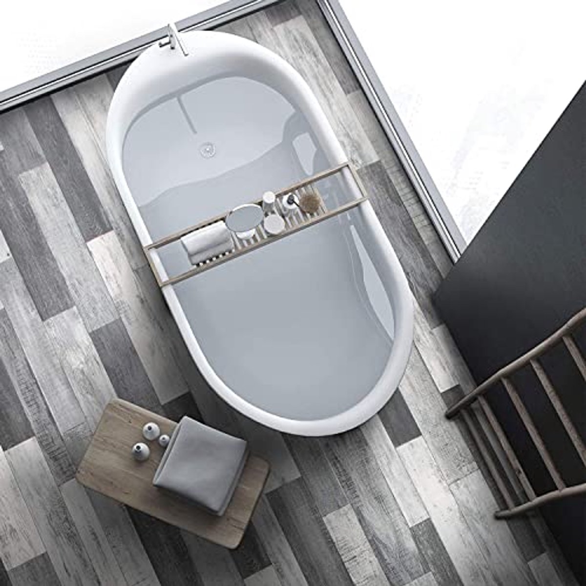 Slijtvaste PVC Vloerbedekking met Houtlook en Antislip - Multifunctioneel en Onderhoudsvri