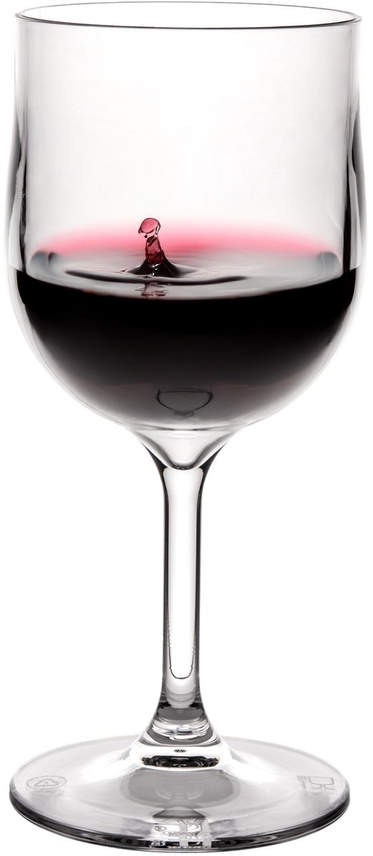 MPDrink Wijnglas Tulp - SAN kunststof - 30 cl - onbreekbaar - herbruikbaar - wijnglazen