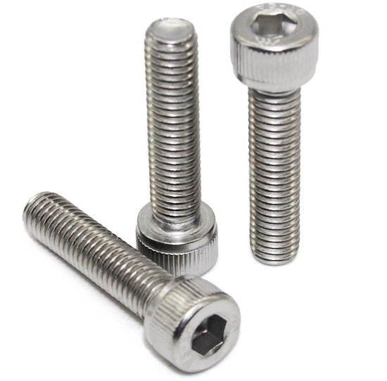 Cilinderschroeven met binnenzeskant roestvrij staal A2 DIN 912 (M6x55) x20