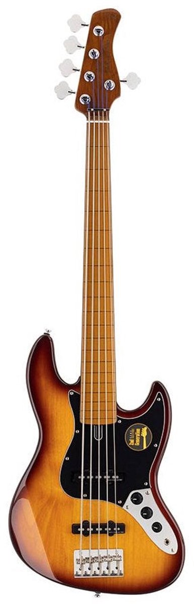 Sire Marcus Miller V5 Fretless 2nd Gen 5 Tobacco Sunburst