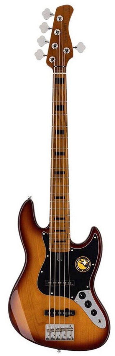 Sire V5 A5/TS Marcus Miller 5-snarige Basgitaar Tobacco Sunburst