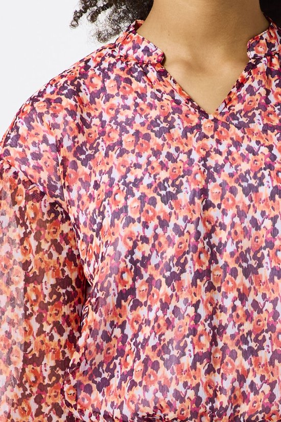 Chemisier imprimé sur toute la surface Filles GARCIA Oranje à manches longues