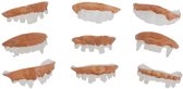 Smiffys Assortiment verkleed tandjes/gebitjes - 9 soorten foptanden/tandjes - volwassenen - fopartikelen