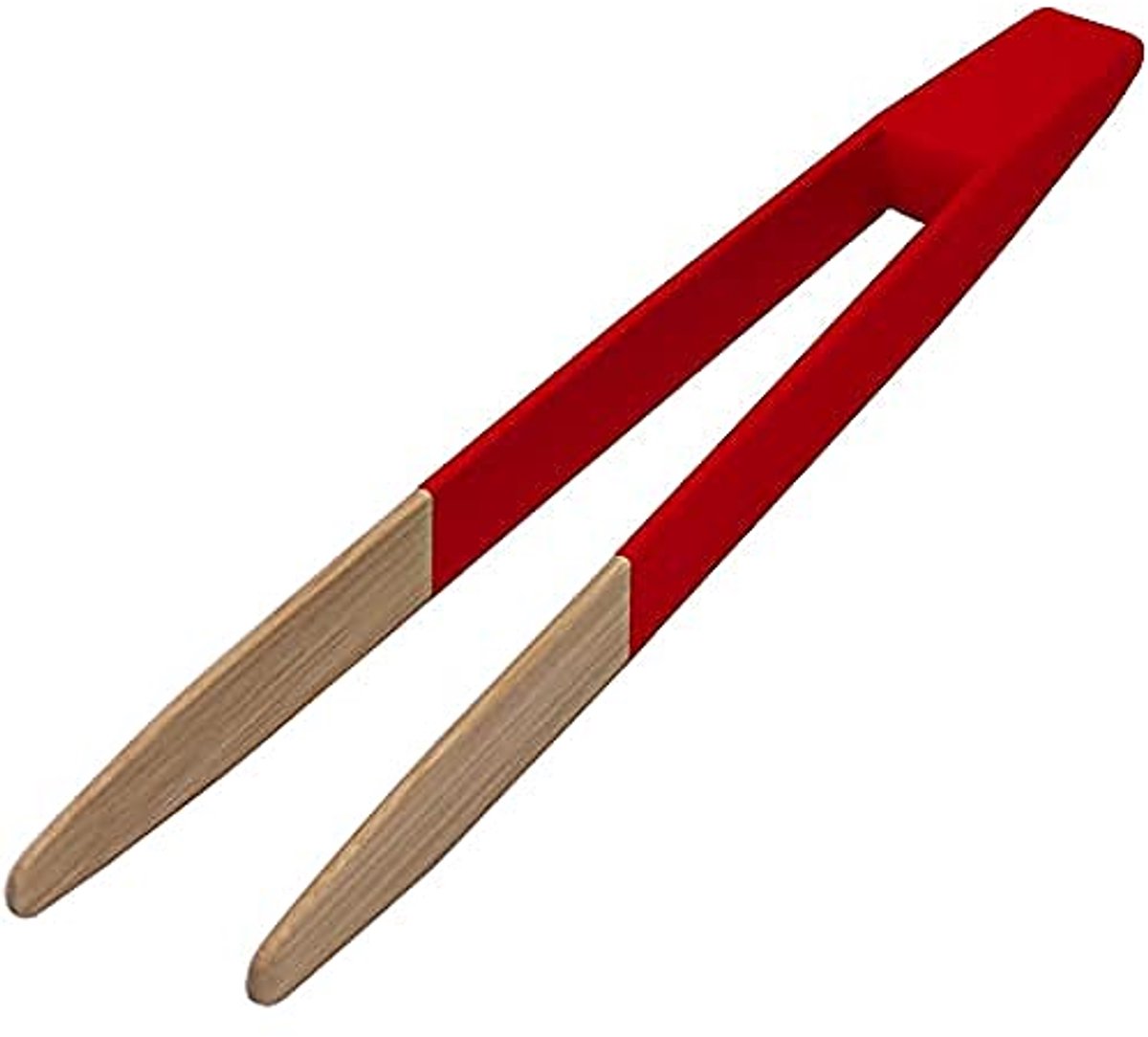 Kleurige Bamboe Toasttang 24 cm - Magnetisch en Handig voor Serveren