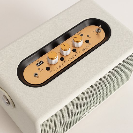 CREATE - Draagbare luidspreker met Bluetooth, USB en AUX, Groot - SPEAKER RETRO van CREATE — afbeelding 3