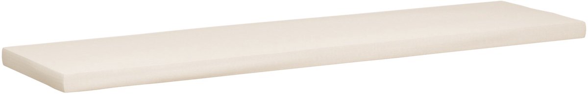 CLP zitkussen tuinbank - 8 cm dik - ritssluiting - weerbestendig - wasbaar - schuimvulling - 600D Oxford-stof - creme