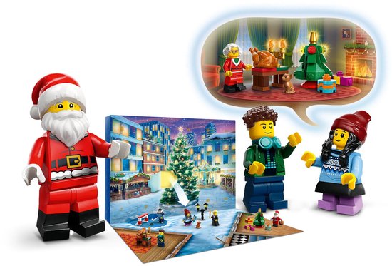 LEGO City Adventskalender 2023 met 24 Cadeautjes - 60381