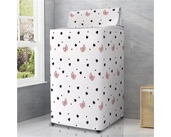 Beschermhoes voor wasmachine en droger (Love, XXL (12,5 kg))