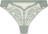 Hunkemöller Dames Lingerie String Briar - Groen - maat 2XL