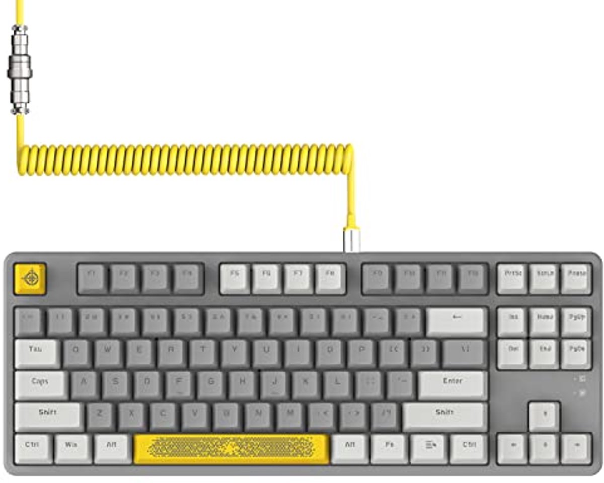 Compact Mechanisch Gaming Toetsenbord - Hot Swappable, RGB Verlichting, 87 Toetsen, PBT Keycaps