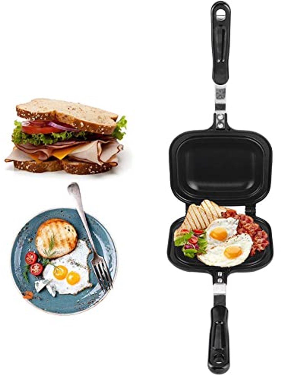Non-stick Wafelmaker voor Perfecte Wafels en Toast