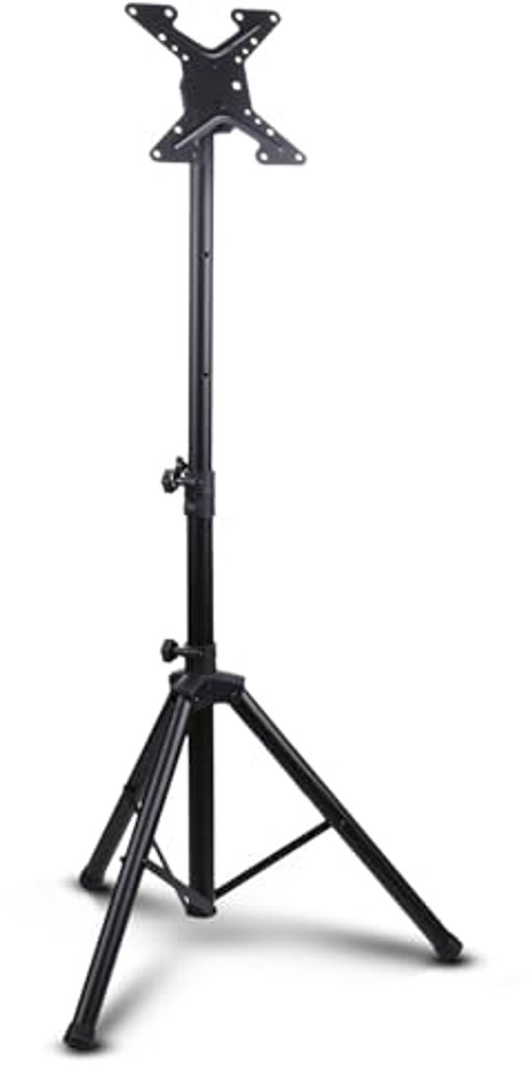 Verstelbare TV Standaard - Draagbare Tripod voor Televisie - Vouwbare Steun voor LCD en LED Schermen tot 10kg