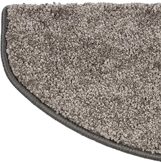 Stufenmatten Rügen, halbrund, Polyamid, Terra, 65x23,5 cm