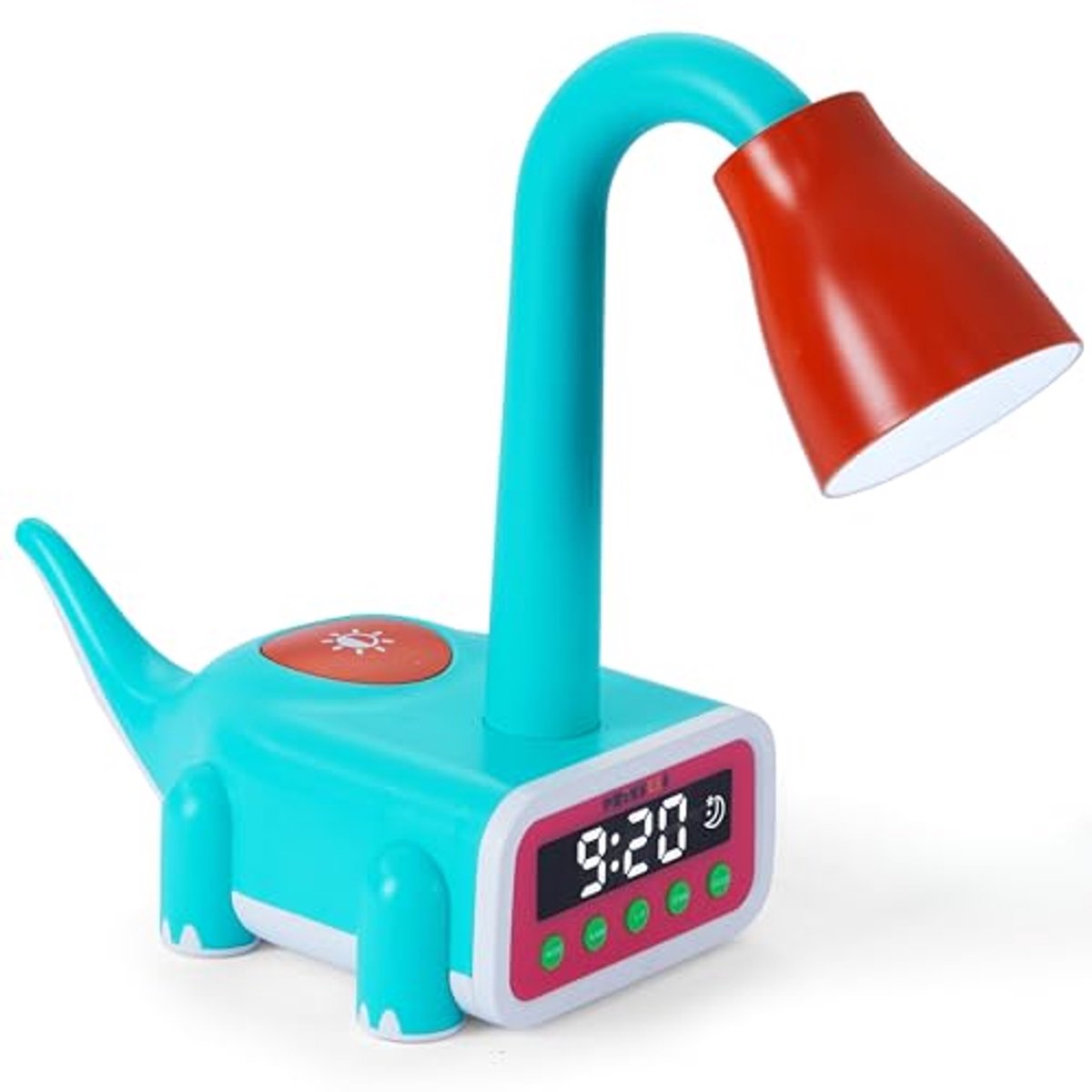 Kronosaur Kinderwekker met Licht en Dinosaurusdesign - Educatieve Wekker voor Kinderen