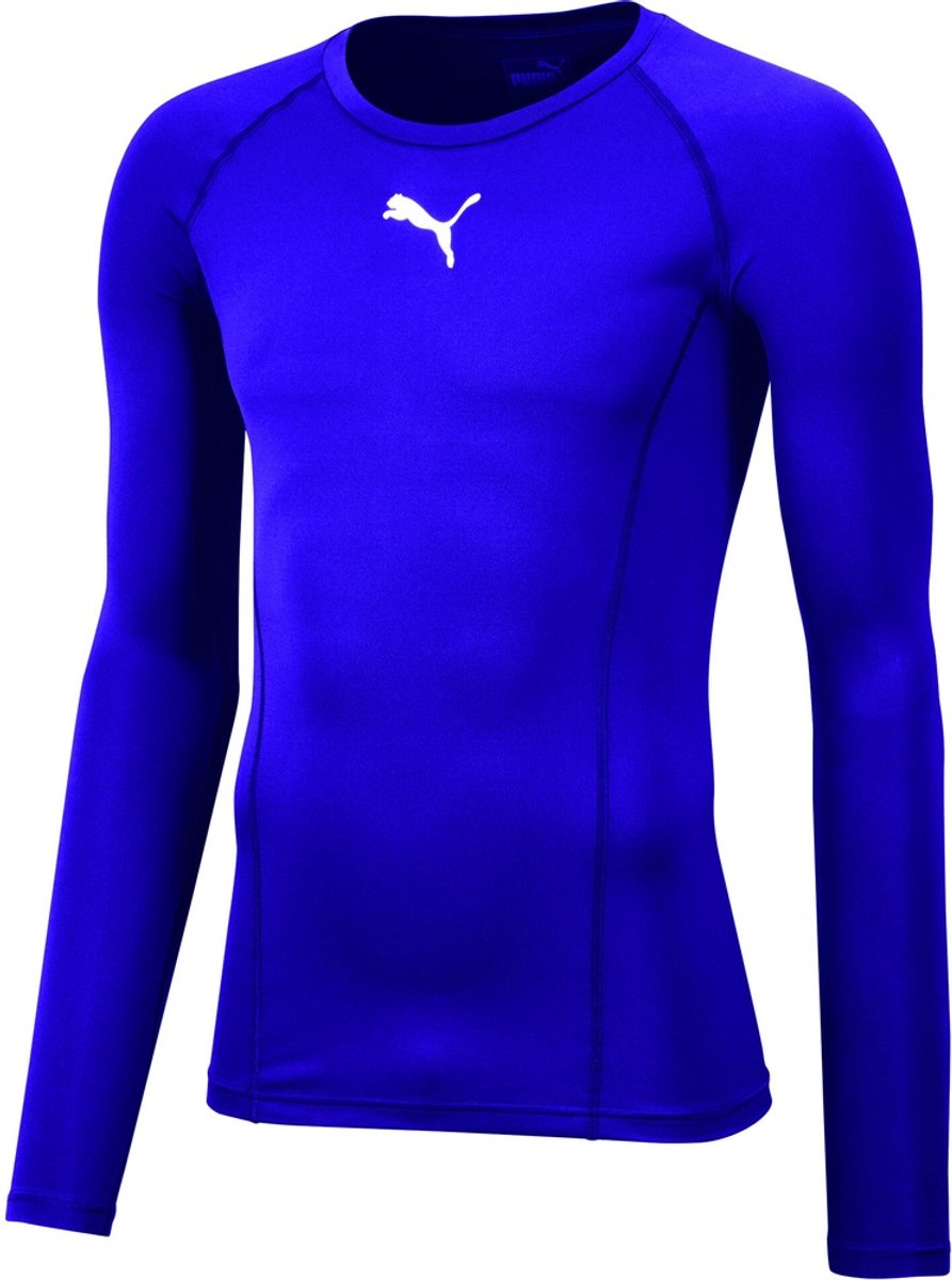 Puma Shirt LIGA Baselayer Tee Longsleeve 655920 Prism -M Prizm Violet