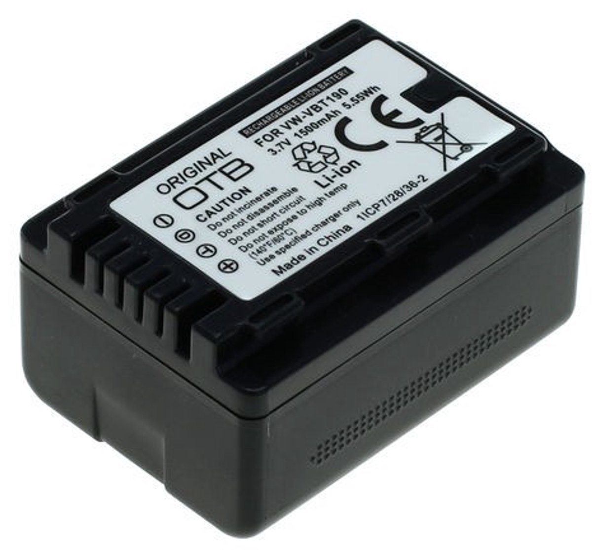 Originele OTB Accu Batterij Panasonic VW-VBT190 / VW-VBK180