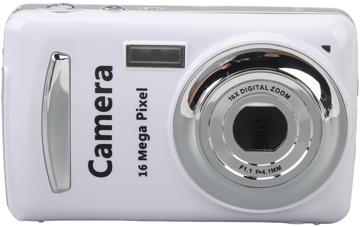 Digitale Camera, 2,4 Inch Draagbare Camera, 16x Digitale Zoom 1080P 16MP Autofocus Meerassige Stabilisatie Digitale Camera voor Fotografie Video (-2214230151213)