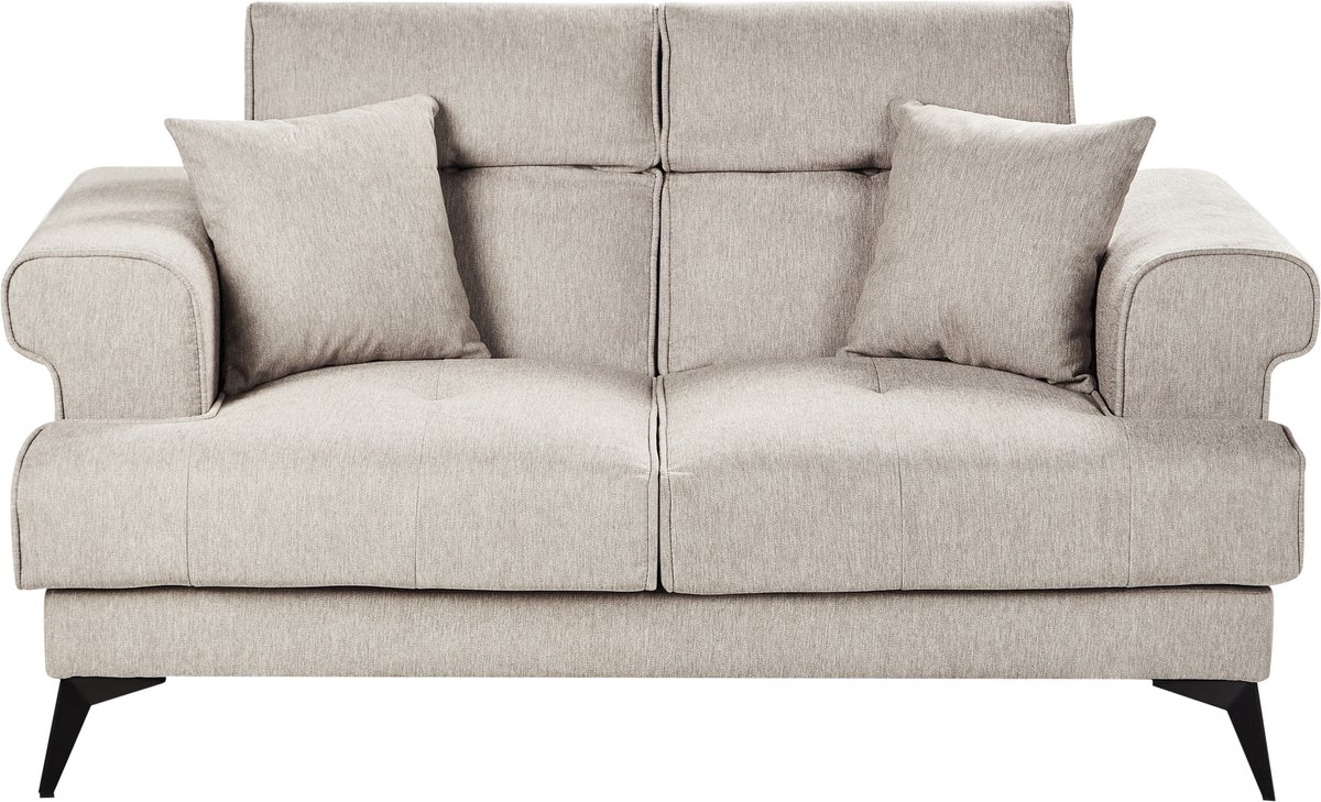 SKIVE - Tweezitsbank - Taupe - Polyester