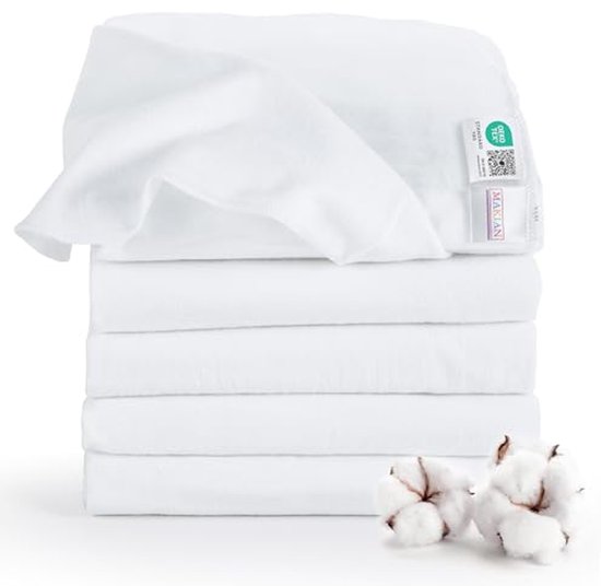 Snoozebaby flanellen swaddle 80x80 cm Dark Green