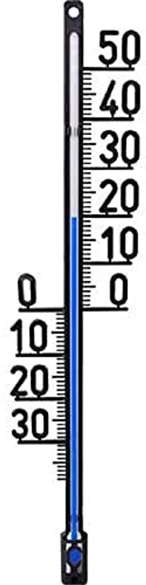Digitale Thermometer met Weerstation - Binnen- en Buitentemperatuur, Sluimerfunctie, Zwart