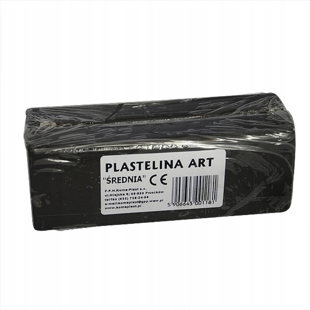 Zwarte Kneedbare Klei 500g - Perfect voor creatieve Knutselaars